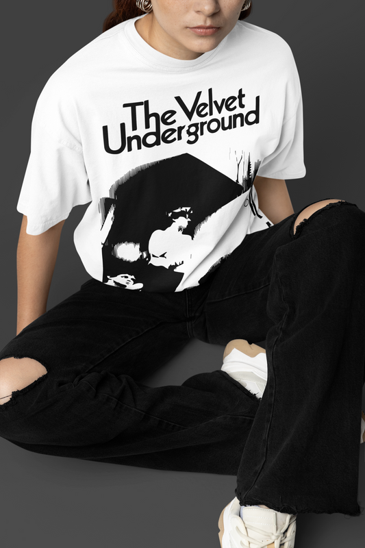 Velvet Underground White Oversized Tshirt