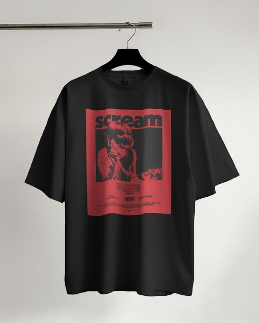 Scream Oversized Tshirt