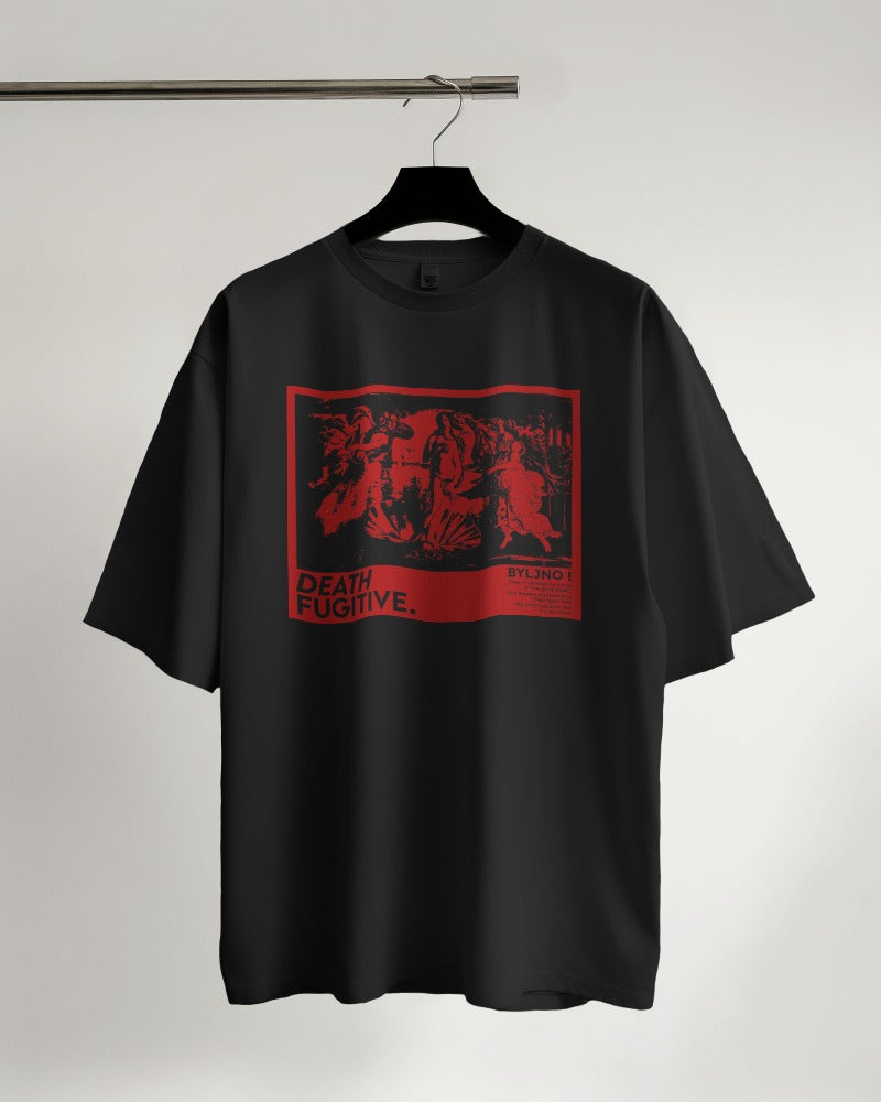 Death Fugitive Oversized Tshirt